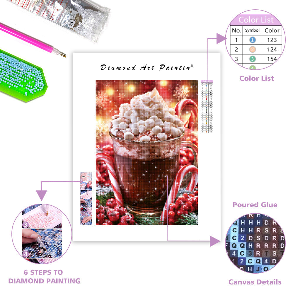 Crystal Hot Cocoa - Diamond Painting