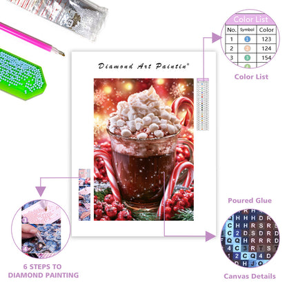 Crystal Hot Cocoa - Diamond Painting