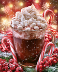 Crystal Hot Cocoa - Diamond Painting