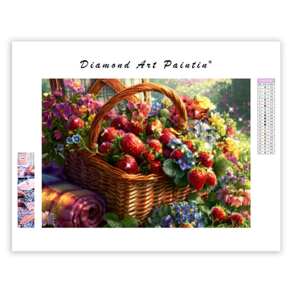 Crystal Picnic Basket - Diamond Painting