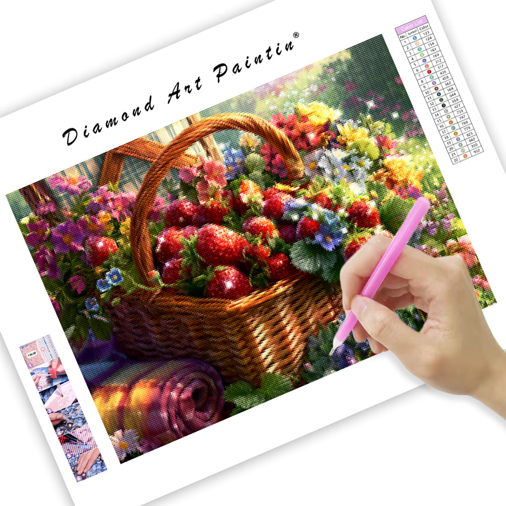 Crystal Picnic Basket - Diamond Painting
