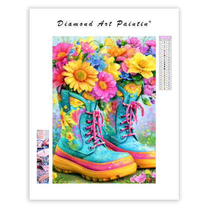 Crystal Rain Boots - Diamond Painting