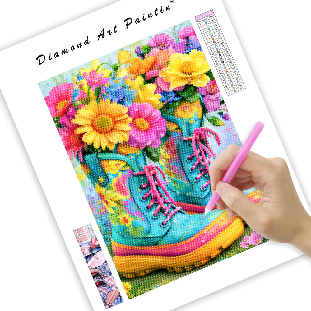 Crystal Rain Boots - Diamond Painting