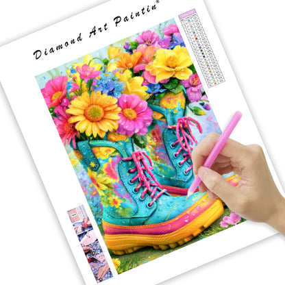 Crystal Rain Boots - Diamond Painting