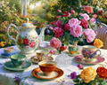 Crystal Tea Garden - Diamond Painting