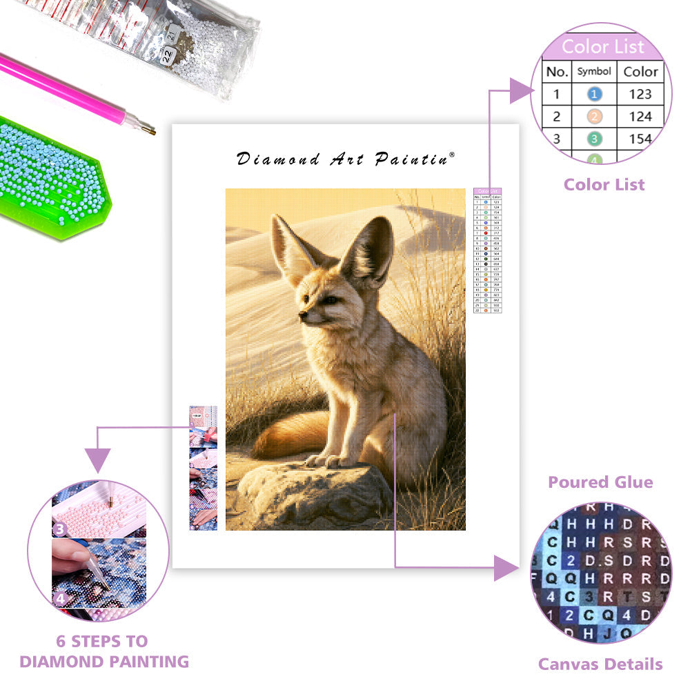 Desert Fennec - Diamond Painting