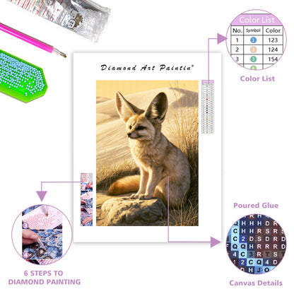 Desert Fennec - Diamond Painting