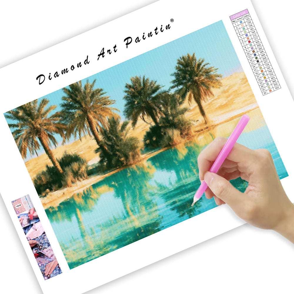 Desert Oasis - Diamond Painting