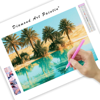 Desert Oasis - Diamond Painting