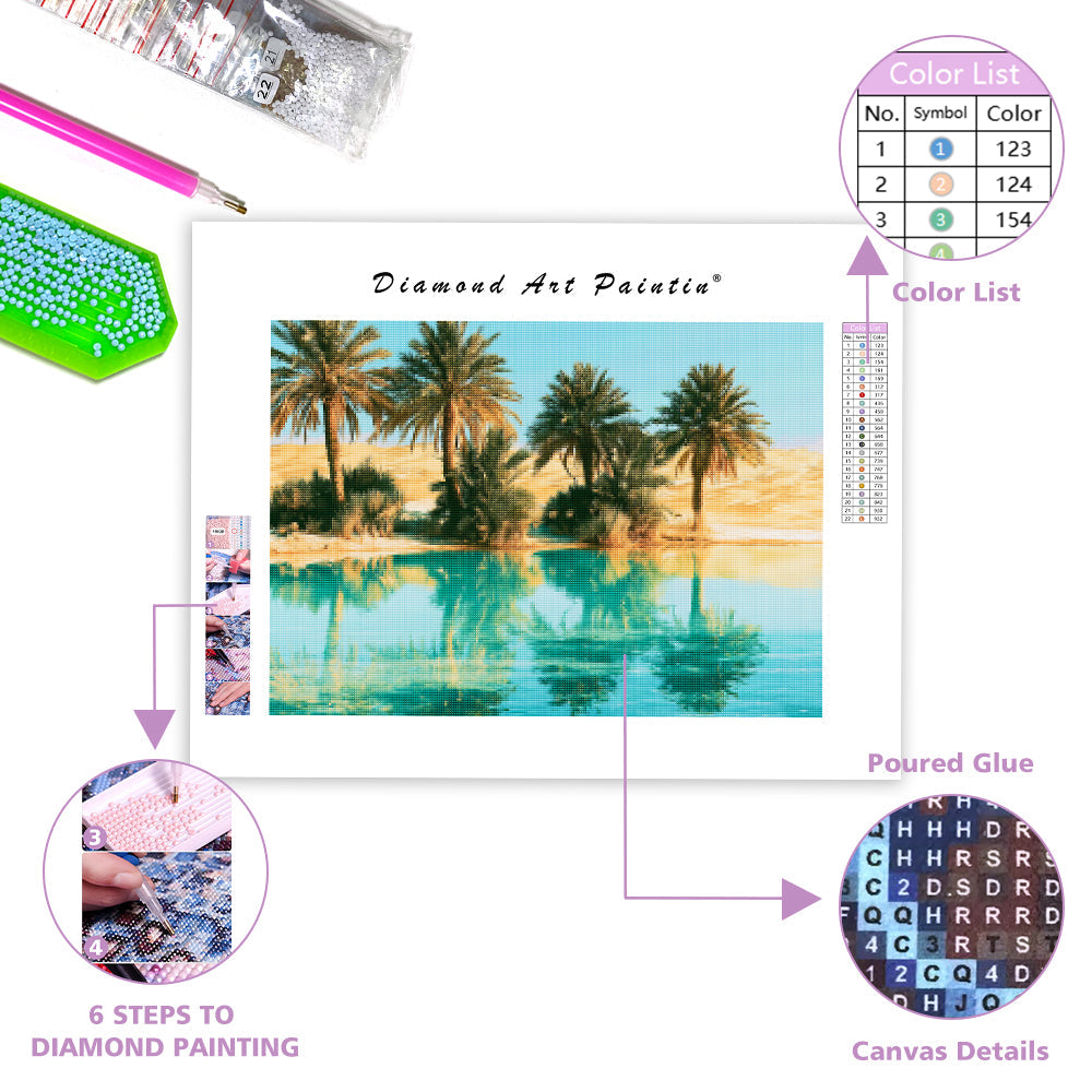 Desert Oasis - Diamond Painting