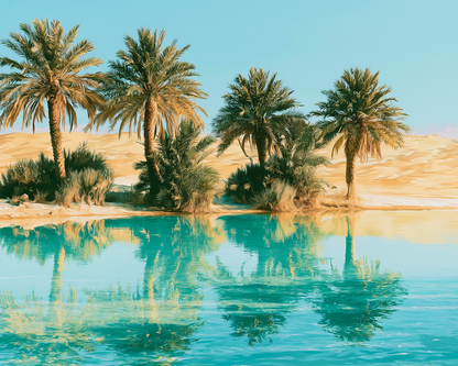 Desert Oasis - Diamond Painting