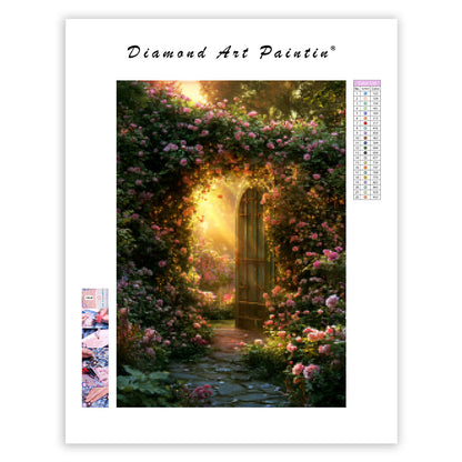 Dream Garden Gate - Diamond Painting