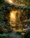 Dream Garden Gate - Diamond Painting