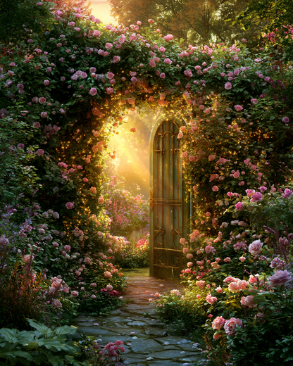 Dream Garden Gate - Diamond Painting
