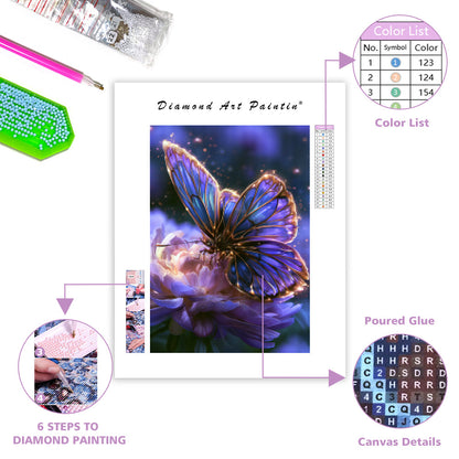 Enchanted Butterfly - Diamond Painting