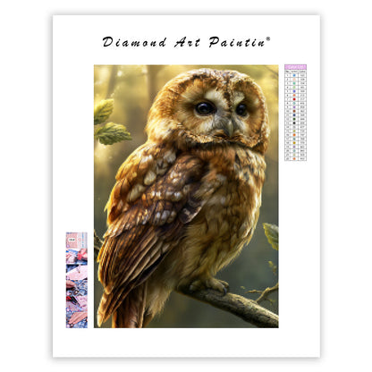 Forest Owl - Diamond Painting