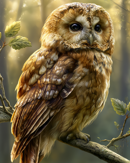 Forest Owl - Diamond Painting