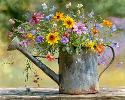 Garden Watering Can - Diamond Painting