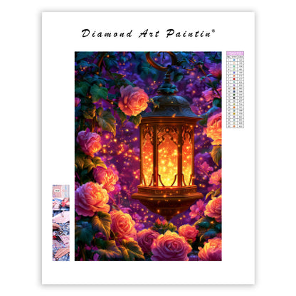 Glow Garden Lantern - Diamond Painting