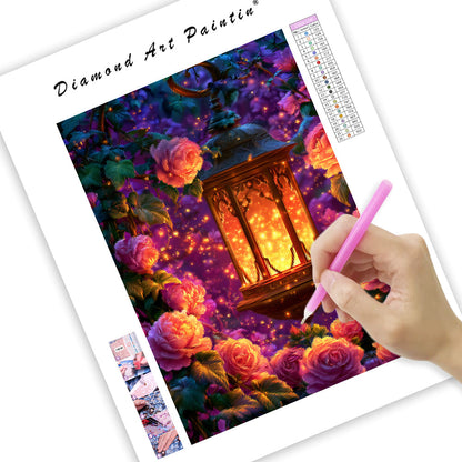 Glow Garden Lantern - Diamond Painting