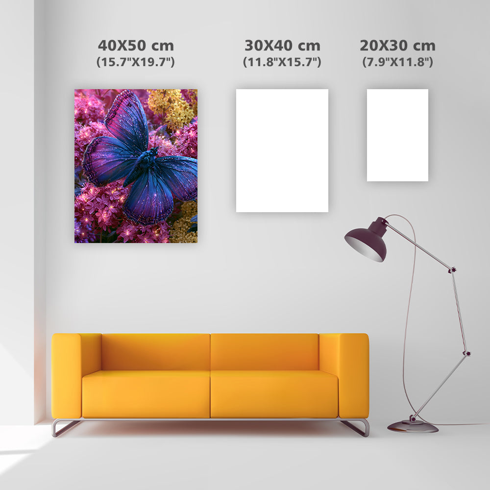 Glowing Butterfly Garden - Diamond Painting