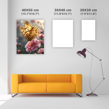 Golden Butterfly - Diamond Painting