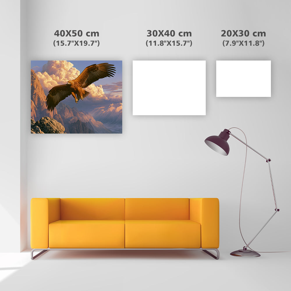 Golden Eagle Sky - Diamond Painting