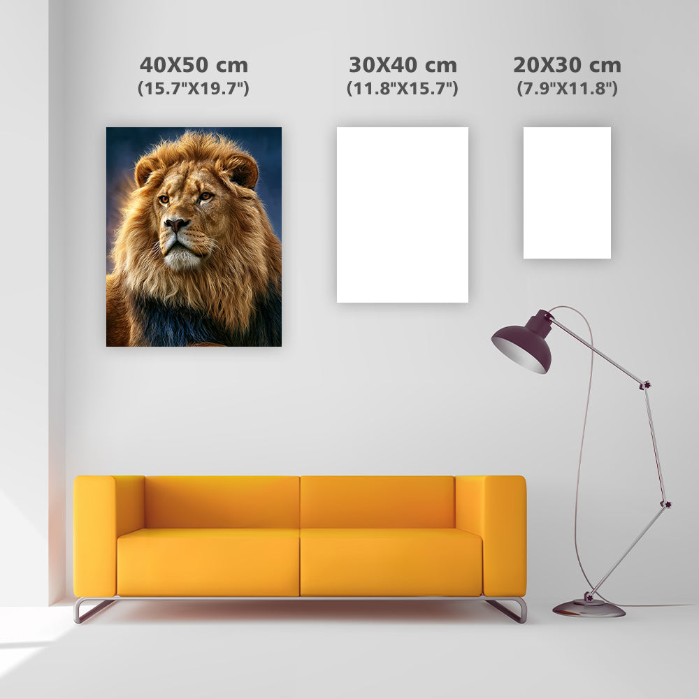 Golden Lion Spirit - Diamond Painting