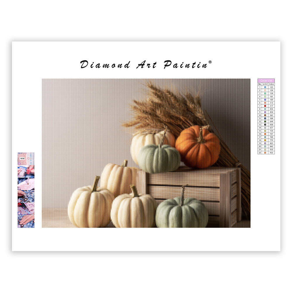 Harvest Pumpkins - Diamond Painting