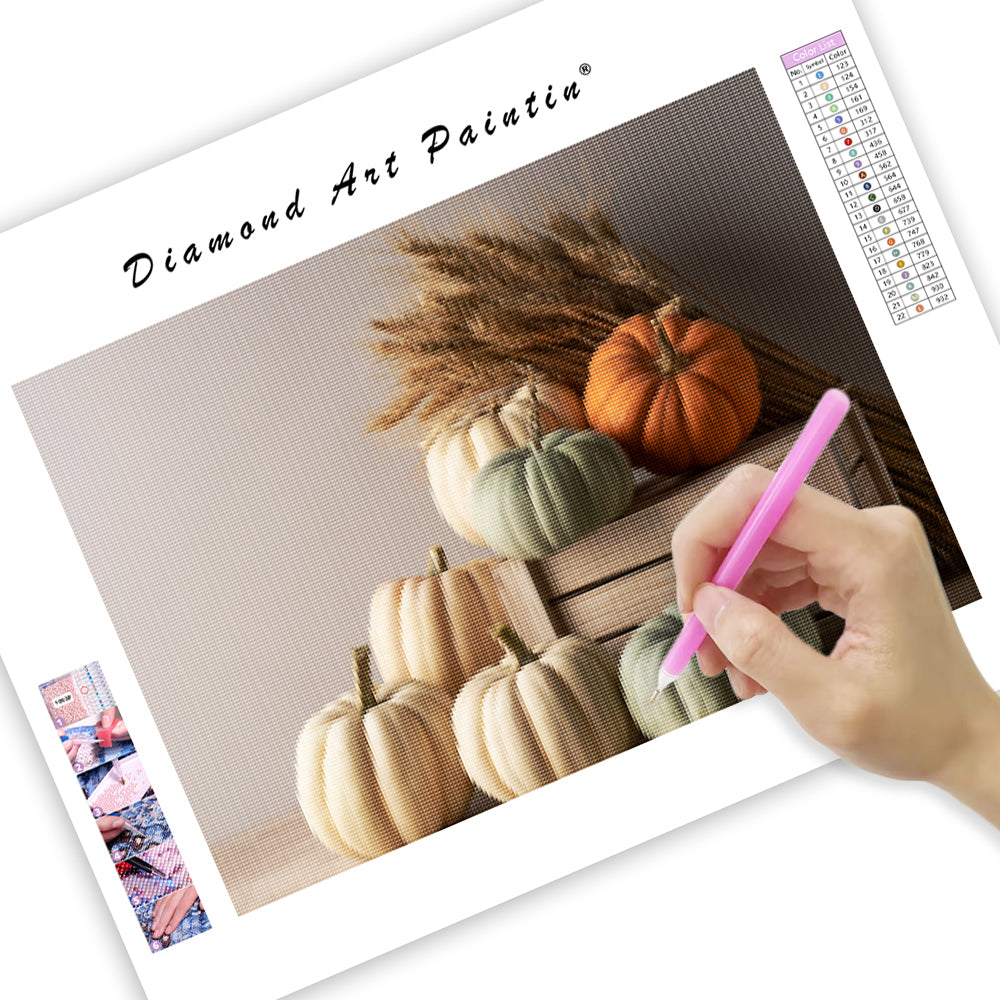 Harvest Pumpkins - Diamond Painting