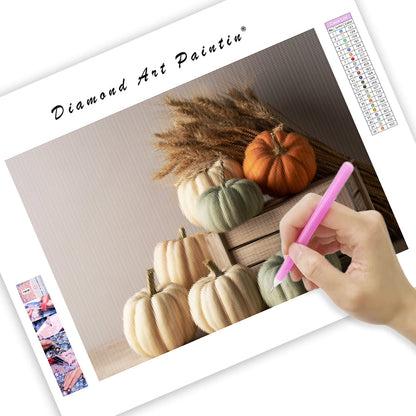 Harvest Pumpkins - Diamond Painting
