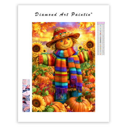 Harvest Scarecrow - Diamond Painting