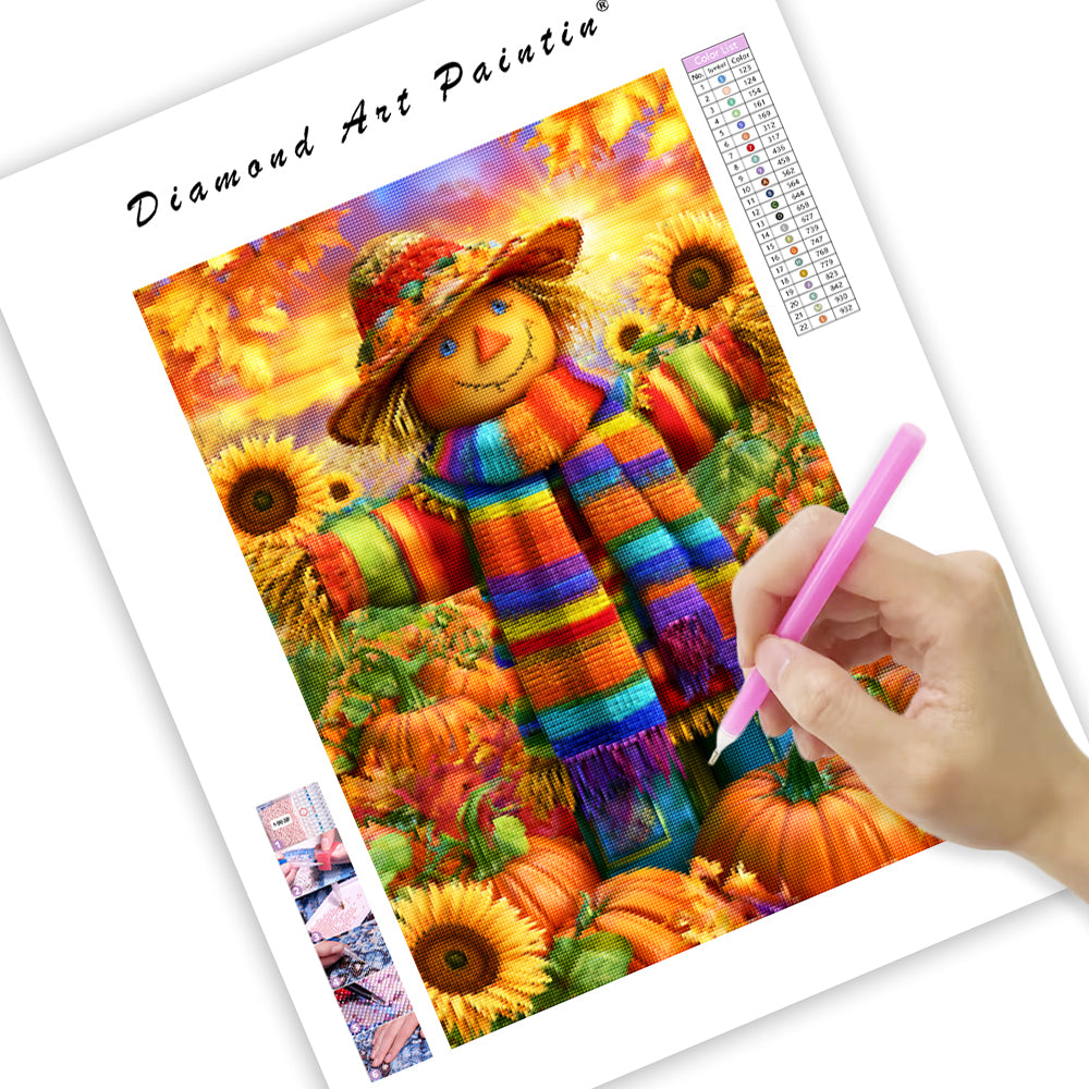 Harvest Scarecrow - Diamond Painting