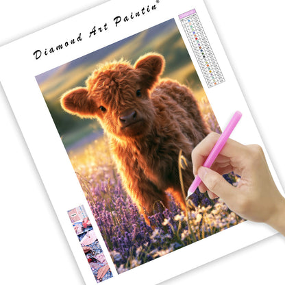 Highland Calf - Diamond Painting