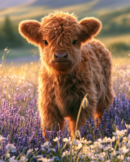 Highland Calf - Diamond Painting