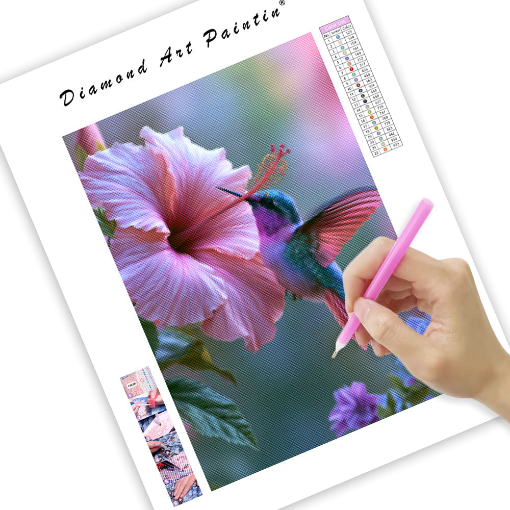 Hummingbird Garden - Diamond Painting
