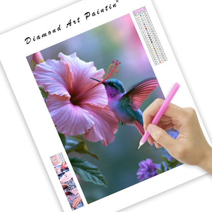 Hummingbird Garden - Diamond Painting