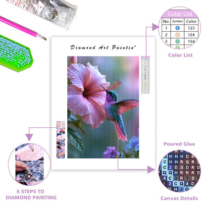 Hummingbird Garden - Diamond Painting