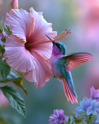 Hummingbird Garden - Diamond Painting