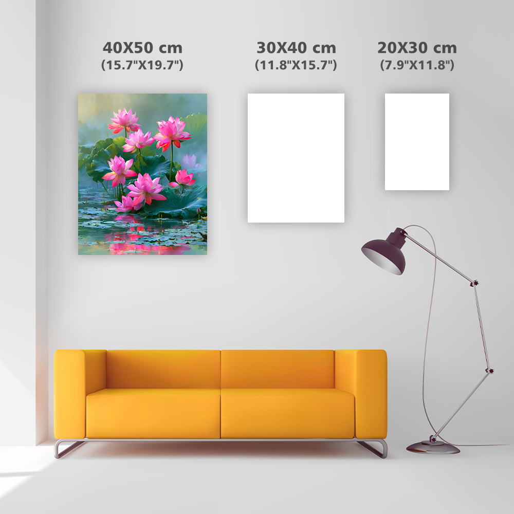 Lotus Serenity - Diamond Painting