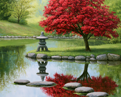 Maple Garden - Diamond Painting