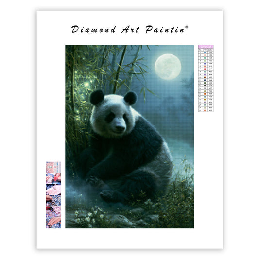 Moonlit Panda - Diamond Painting