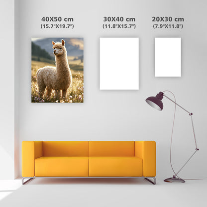 Peaceful Alpaca - Diamond Painting