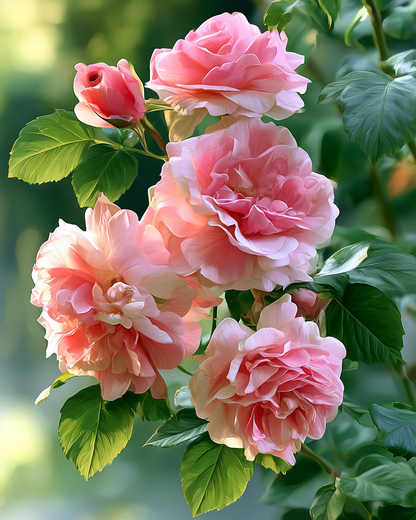 Pink Roses - Diamond Painting