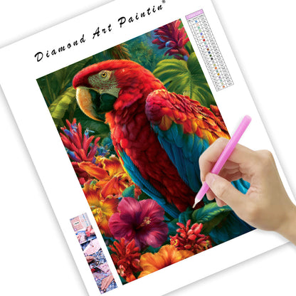 Rainbow Macaw - Diamond Painting