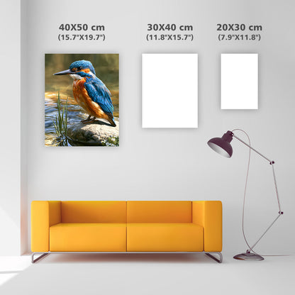 River Kingfisher - Diamond Painting