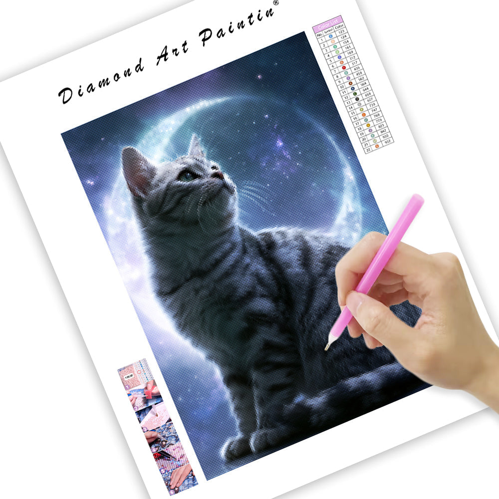 Starlight Cat - Diamond Painting