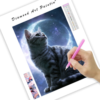 Starlight Cat - Diamond Painting