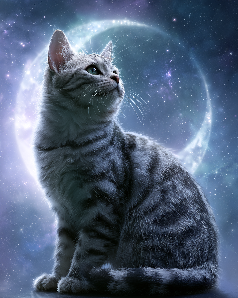 Starlight Cat - Diamond Painting