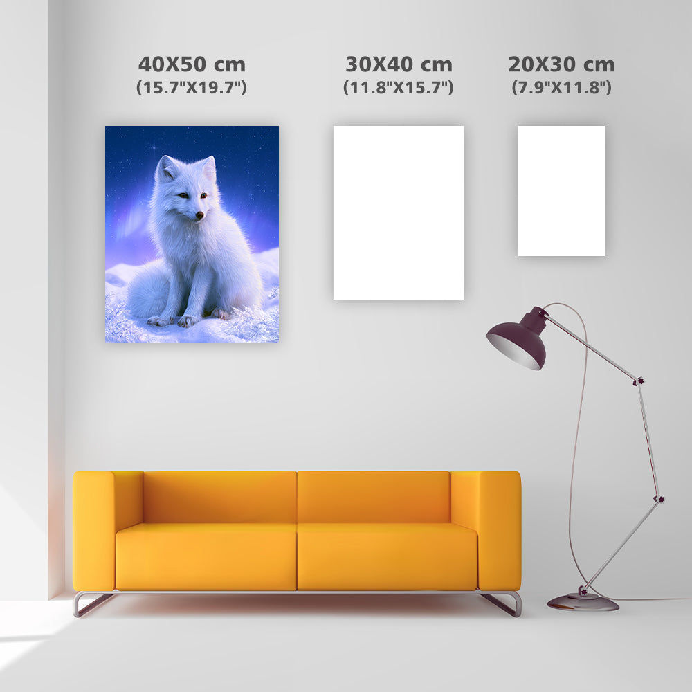 Starlight Polar Fox - Diamond Painting